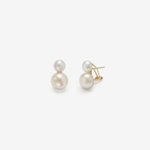 SHASHI Bianca Pearl Earring in Pearl stud dangle drop